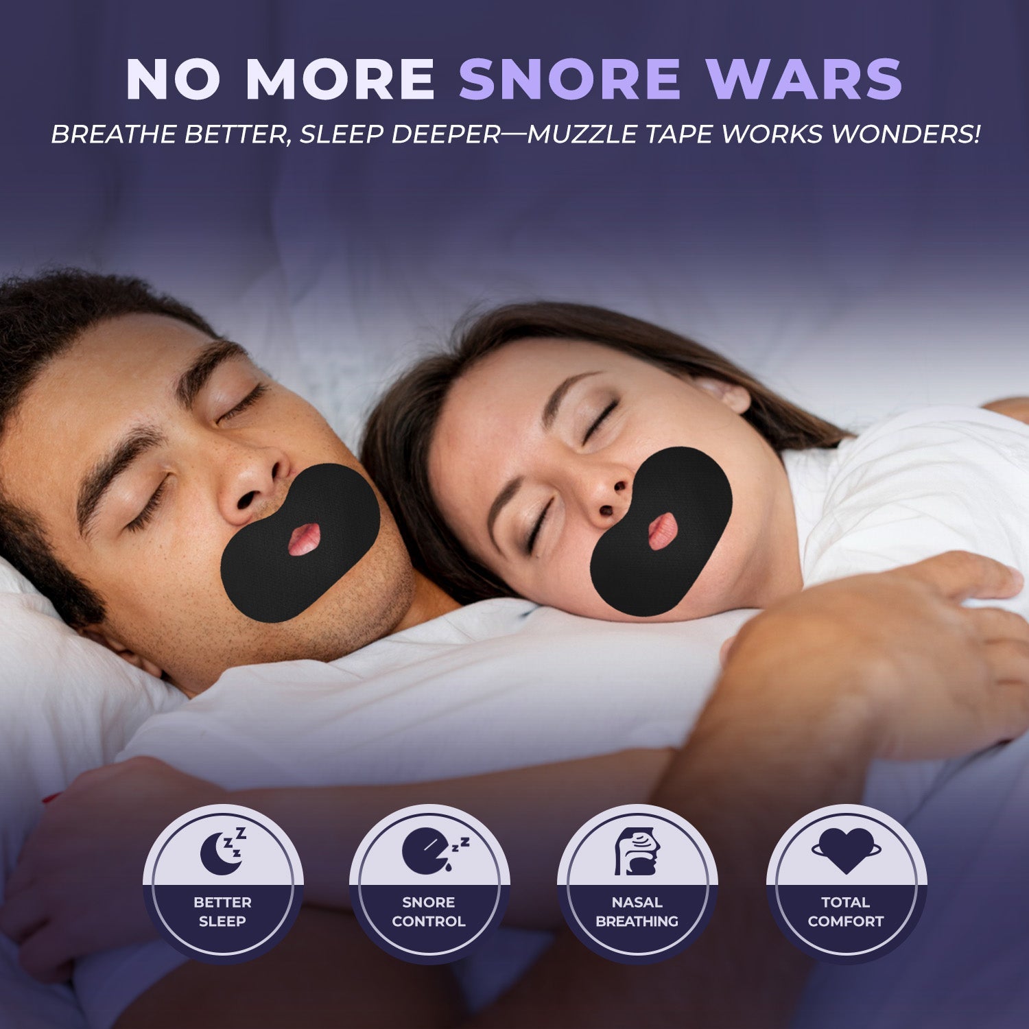 Muzzle® Mouth Tape (Medium Hold)
