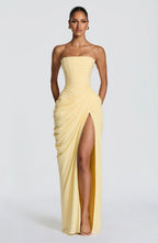 Elegant One Shoulder Evening Gown