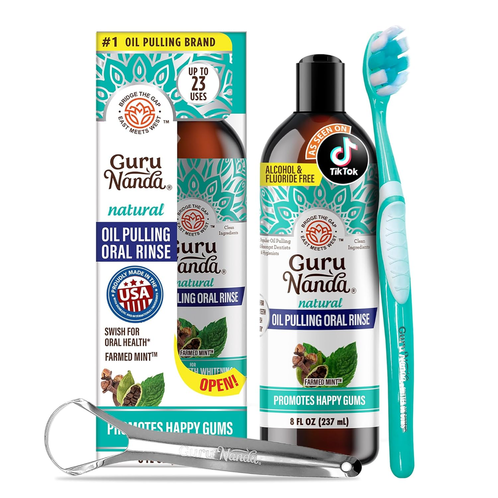 GuruNanda Cocomint Oil Pulling Mouthwash