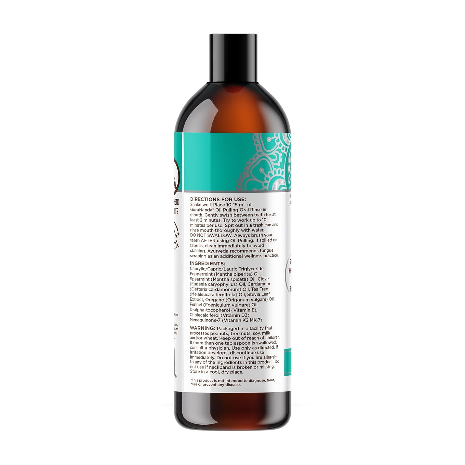 GuruNanda Cocomint Oil Pulling Mouthwash