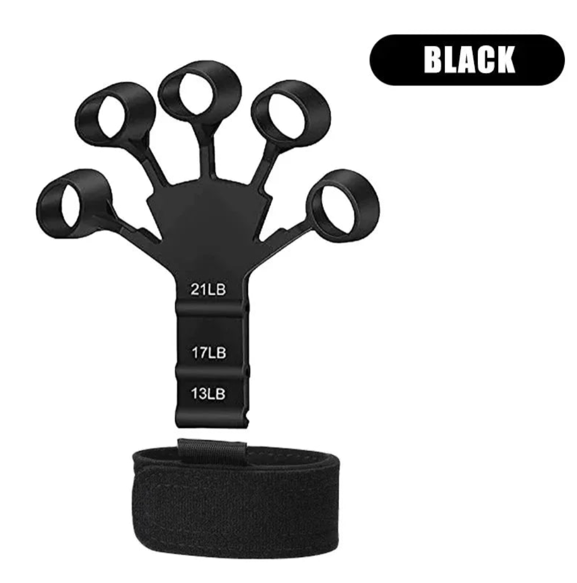 Finger Strengthener with 6 Resistance Levels –  Grip Strength Trainer